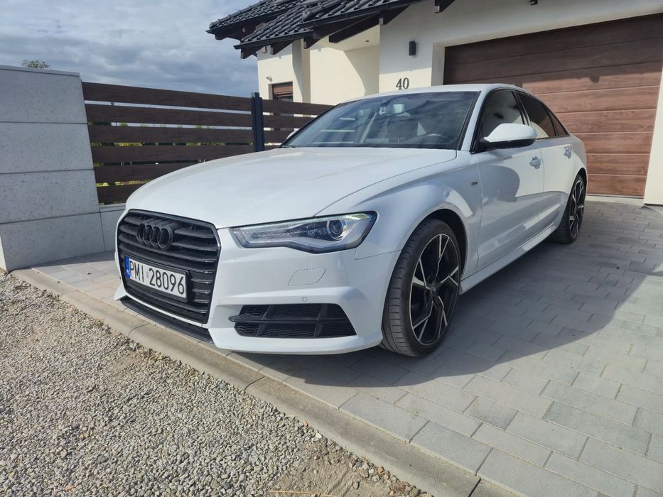 Audi A6 Limousine Audi A6 lift 15r 2.0 TDI ULTRA 190KM S-LINE 179tys. skóra 20'' BLACK