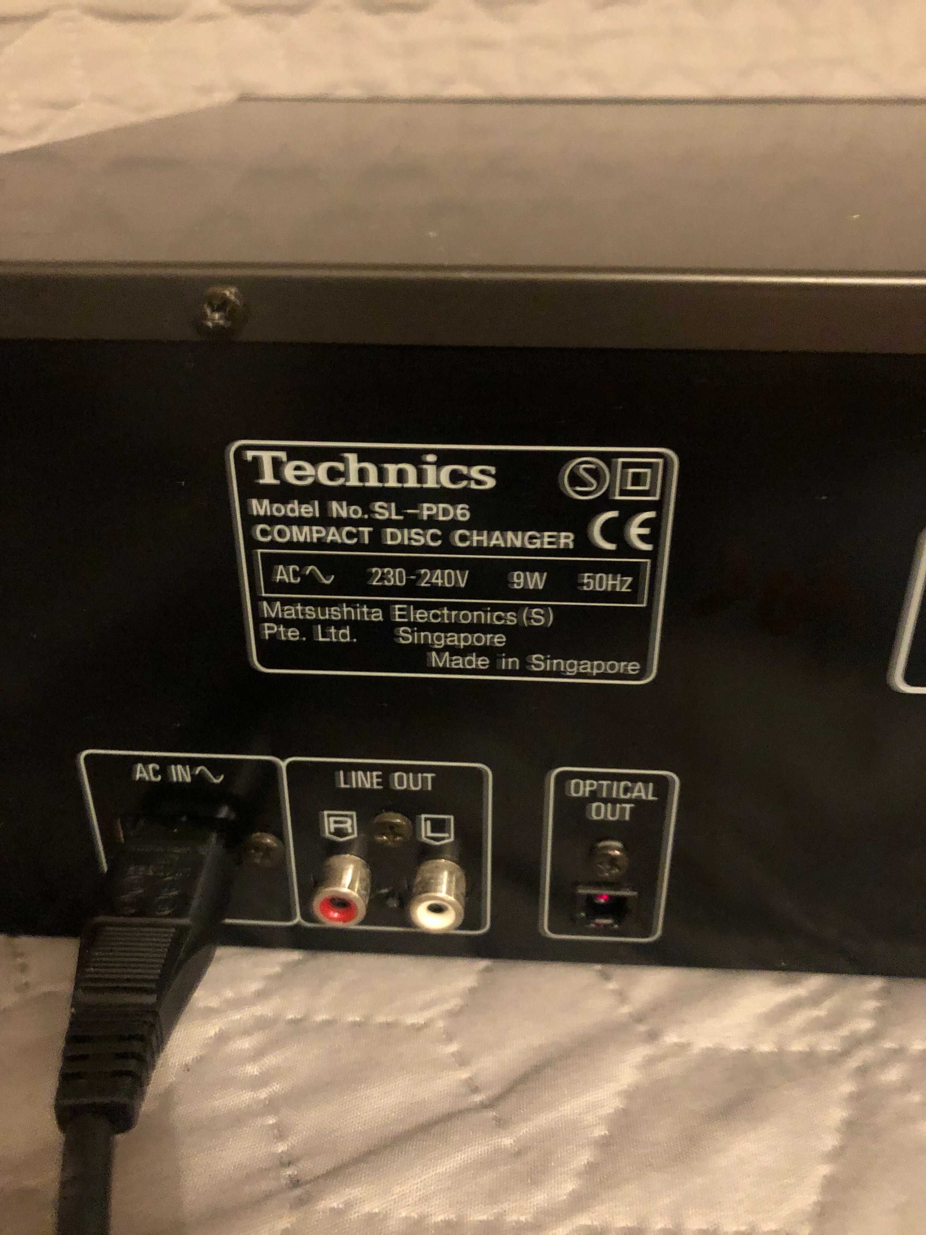 Technics SL-PD6 odtwarzacz CD z zmieniarką na 5 płyt
