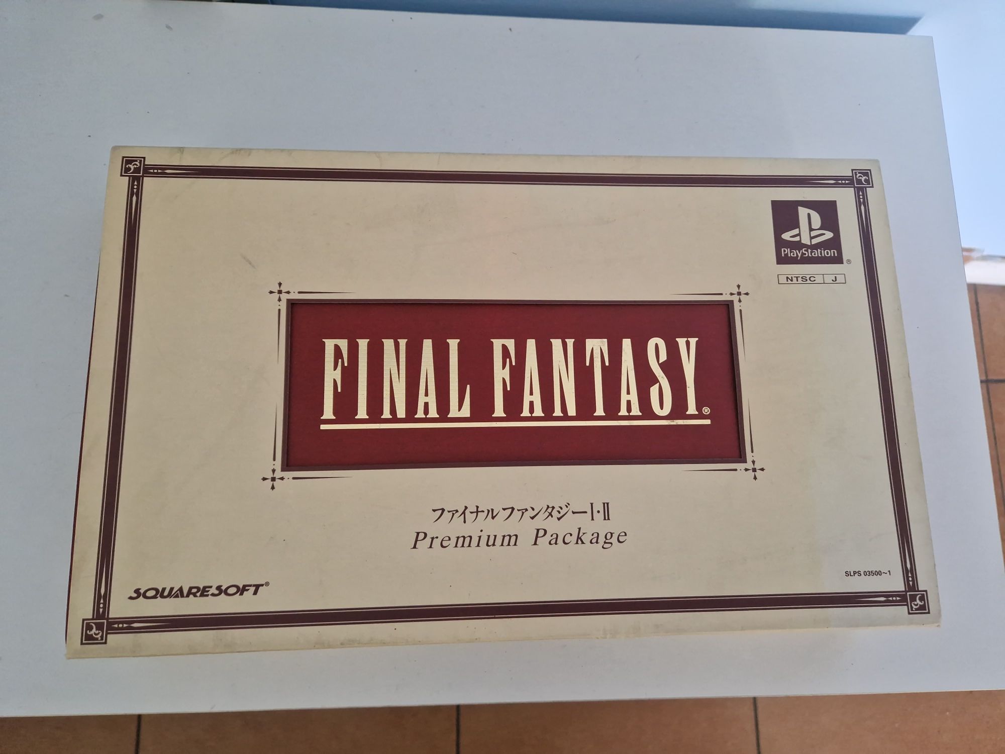 Final fantasy premium package limited edition 1 i 2 psx ps one ps1 jp