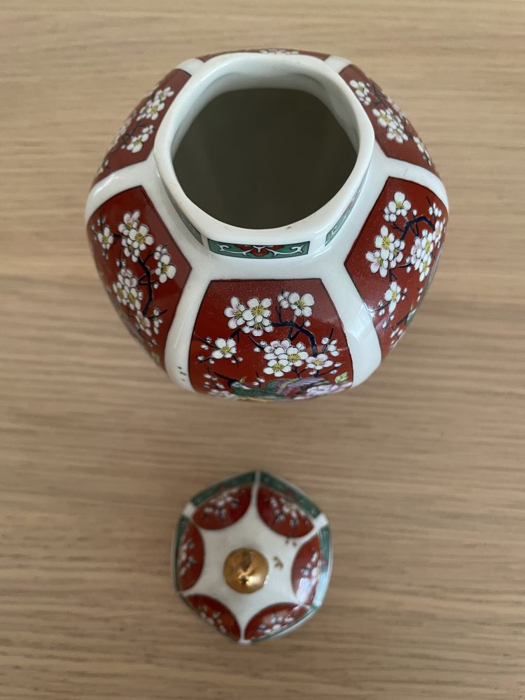 Vaso pintado decorativo