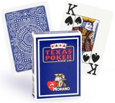 Baralho de Cartas Modiano Texas Poker Hold'em 100% Plástico