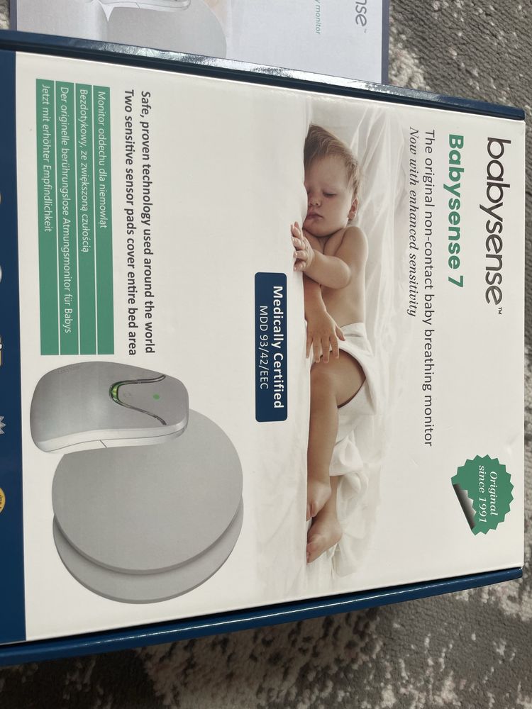 Monitor oddechu dla niemowlakow Babysense 7