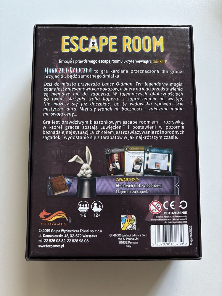 Escape Room Magiczna Sztuczka