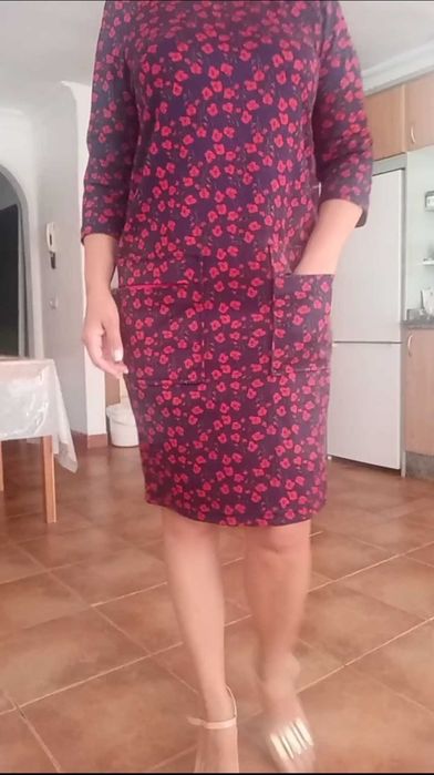 Платье трикотажное  S-M