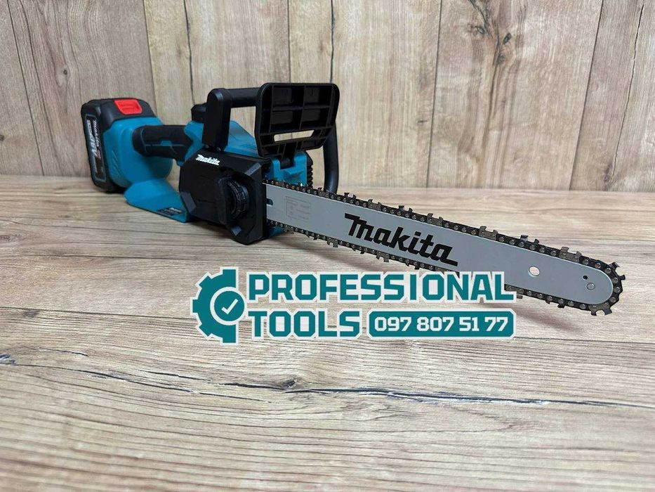 Акумуляторна пила з двома акумуляторами Makita DUC418 BL для обрізки