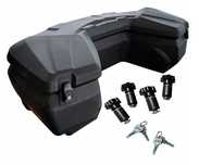 Kufer box SHARK tył tylny 115L + 2x ZAMEK QUAD ATV Polaris TGB Linhai