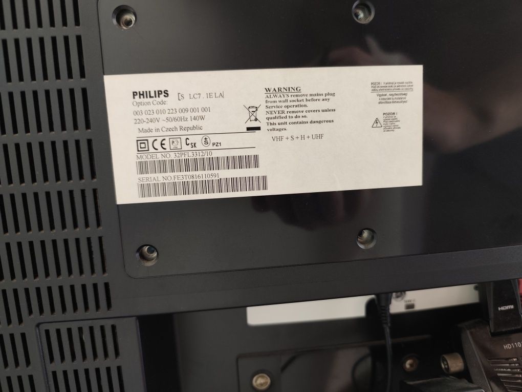 TV Philips 32pfl3312