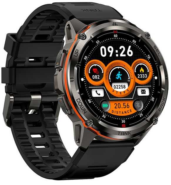Смарт-годинник KOSPET Tank T3 Ultra Black