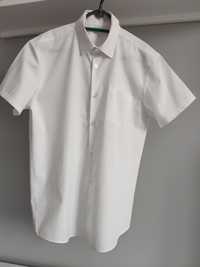 Biała,elegancka wizytowa koszula r.158-164
