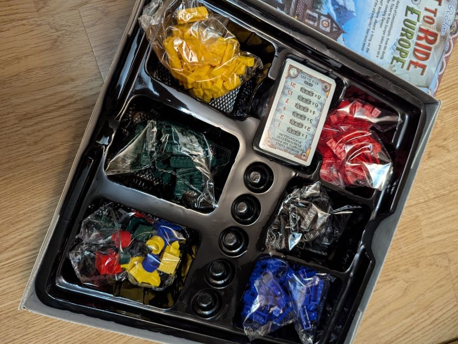 Нова настільна гра Ticket to ride Europe Квиток на поїзд Европа