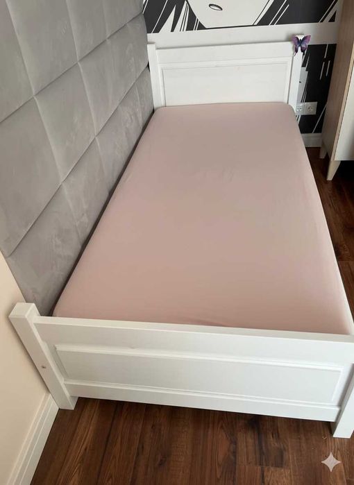 Meble dziecięce Pinio Marsylia, lite drewno + łóżko drewniane 90x200