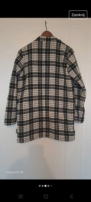 Płaszczyk jesienny w kratę na stójce Costbart