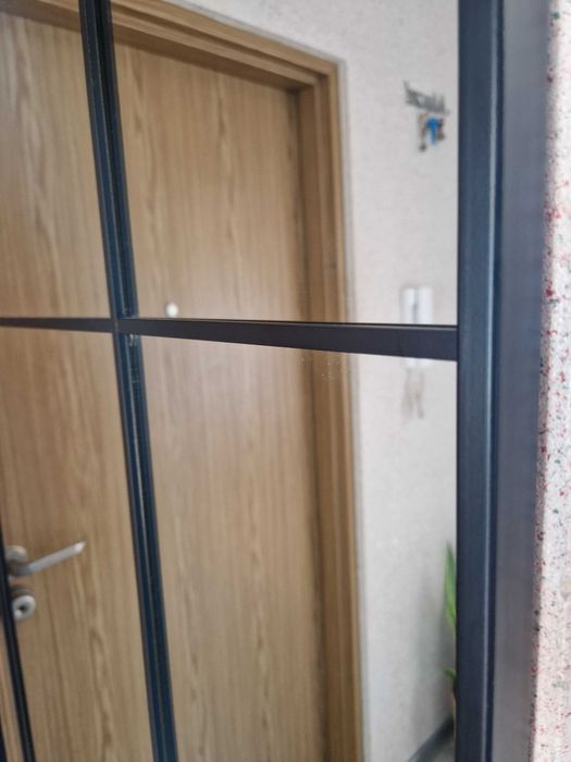 Duże Lustro JYSK STUDSTRUP 80x180 cm czarne w stylu LOFT. Bardzo dobre