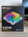 Wentylator Corsair iCUE QL120 RGB PWM 120mm white / biały x1
