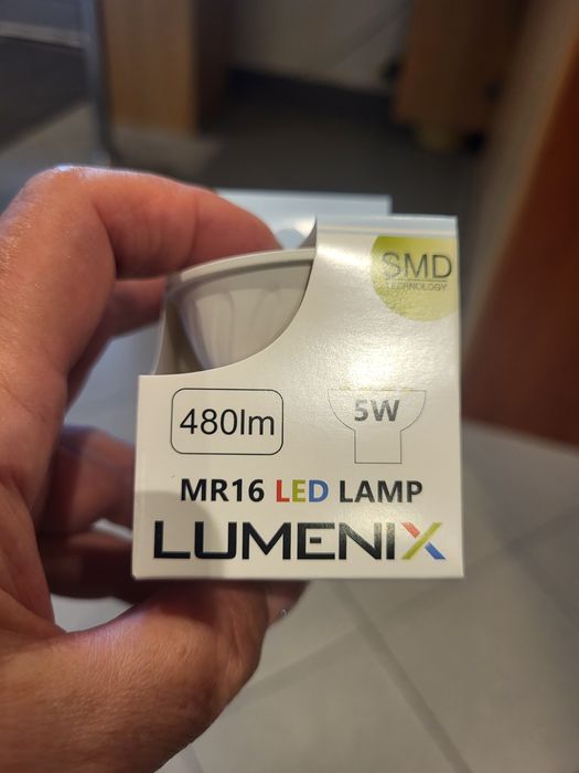 Żarówki led MR16 LED 480lm 5W . 8 szt.