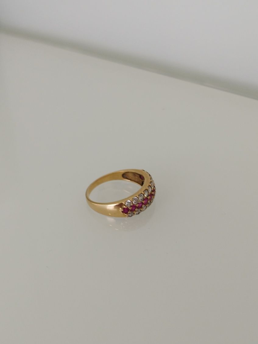 Anel em ouro de 19,2kt