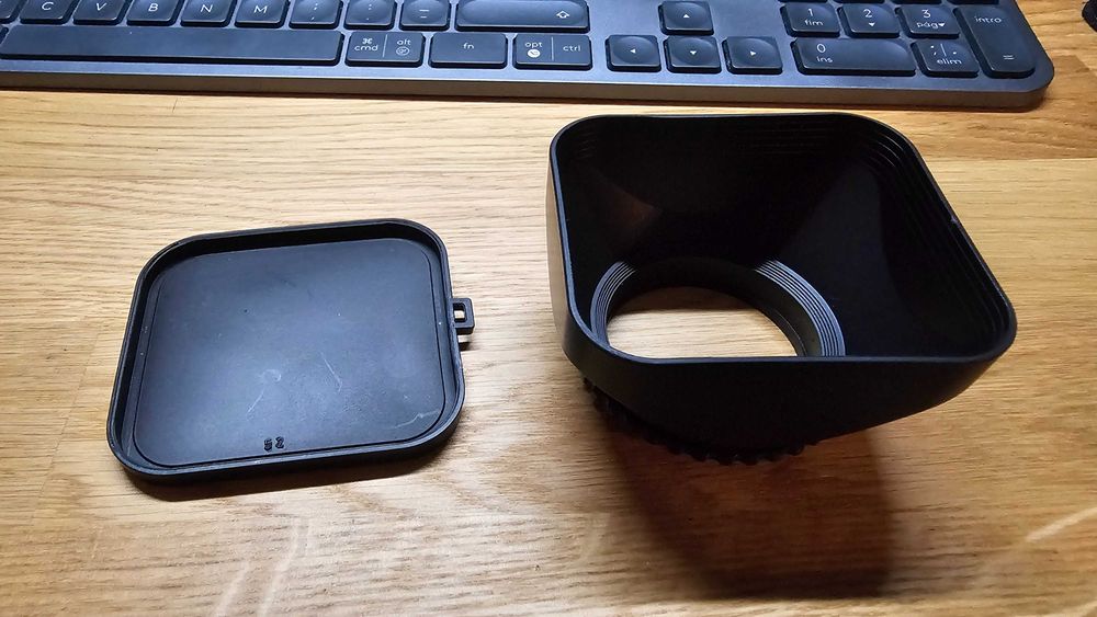 Parasol Quadrado de 52mm com Rosca e Tampa