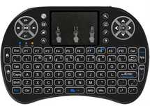 Teclado Sem Fio Mini De 2,4 GHz Com Touchpad, Mouse