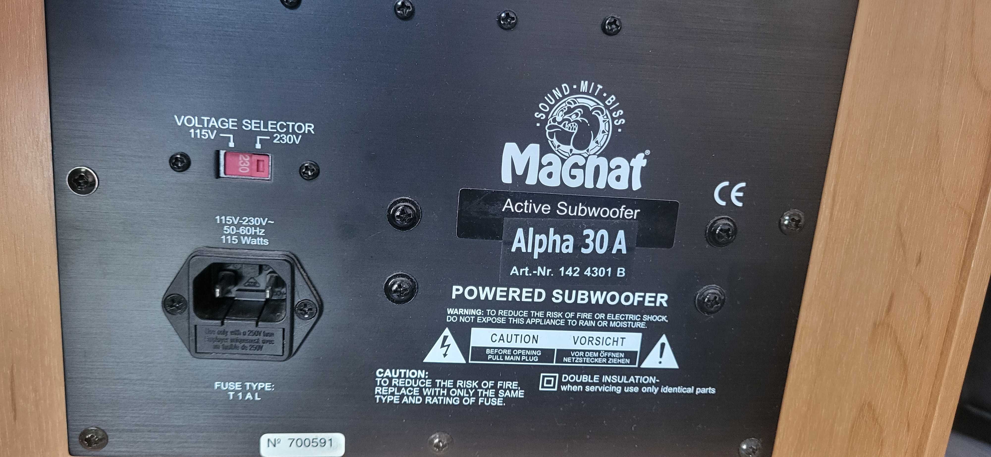 Subwoofer Magnat Alpha 30
