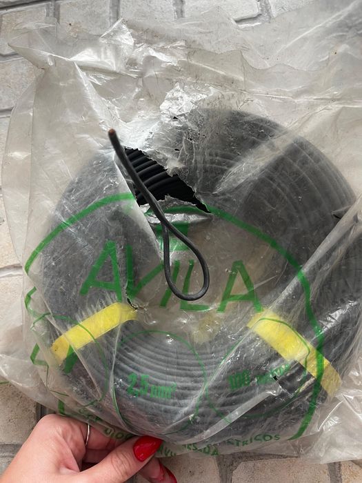 Cabos Elétricos de cobre (tipos de cabo na descrição)