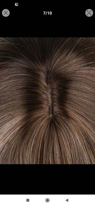 Peruka bob nr.6 blond z grzywka