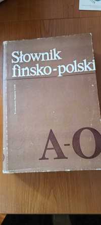 słownik fińsko-polski 2 tomy