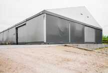 Hala namiotowa z PCV od Protan Elmark. 15m x 40m x 4,5m