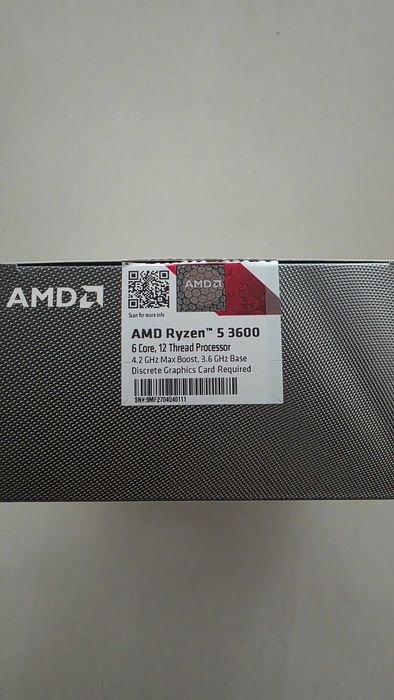 AMD Ryzen 5 3600 - Processador com dissipador de calor Wraith Stealth