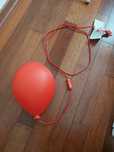 Lampka Ikea Balon czerwony