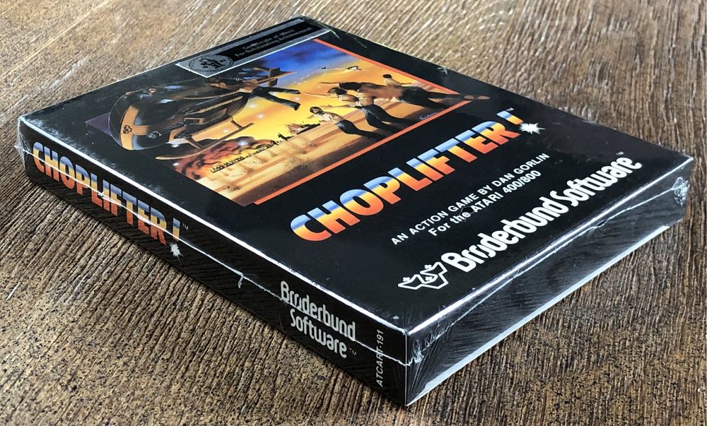 Atari gra CHOPLIFTER! kartridż komputer 400/800/XL/XE NOWA folia retro