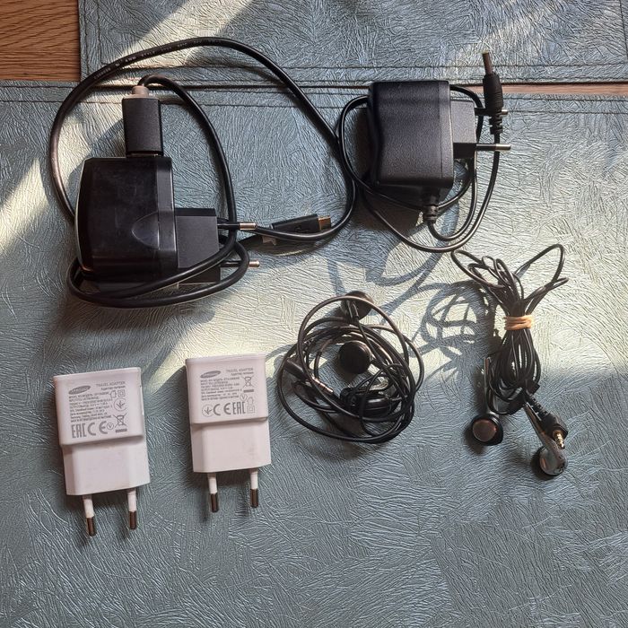 sluchawki+ładowarki