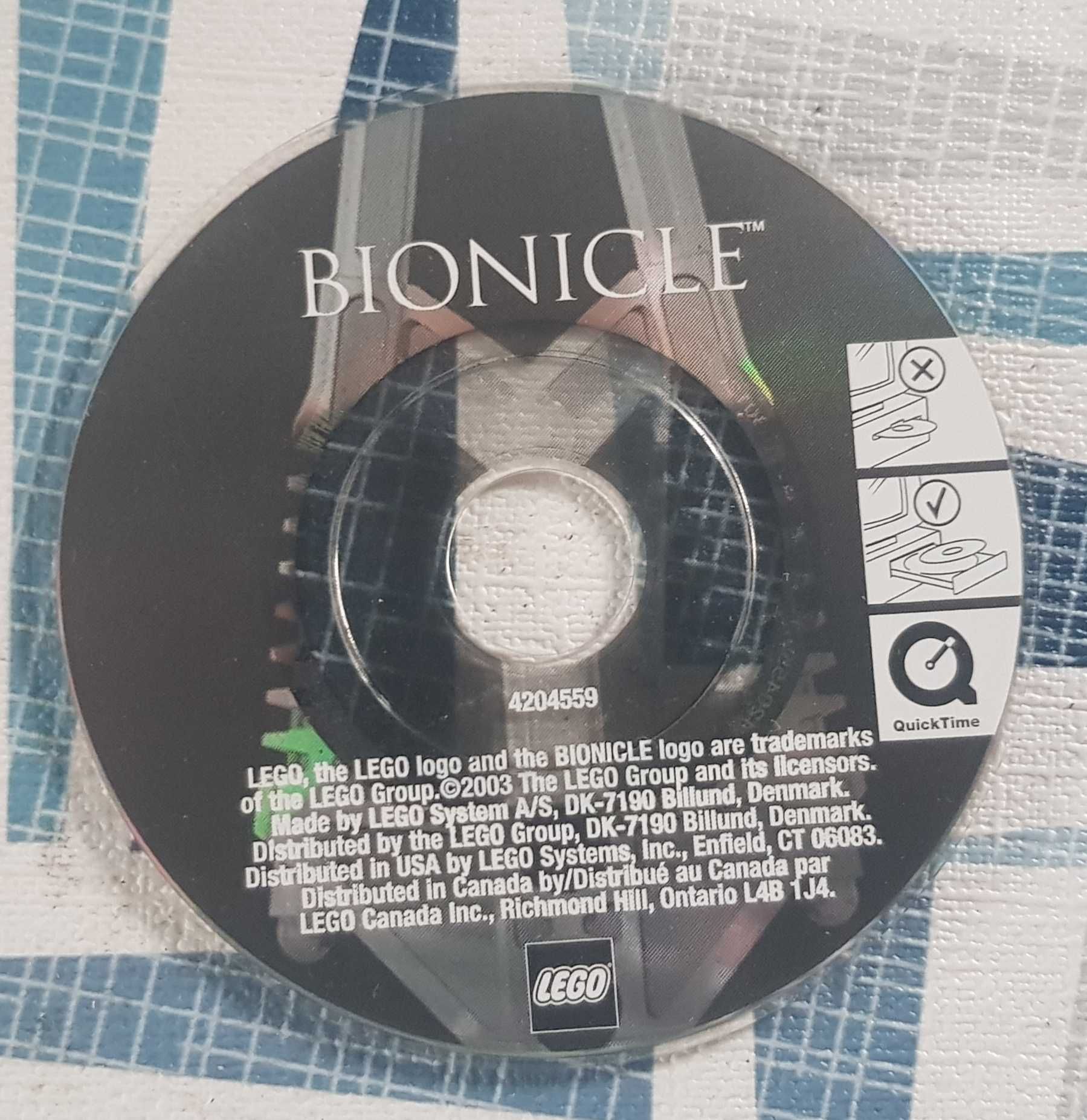 LEGO BIONICLE płyta CD (od zestawu Rahkshi Kurahk)
