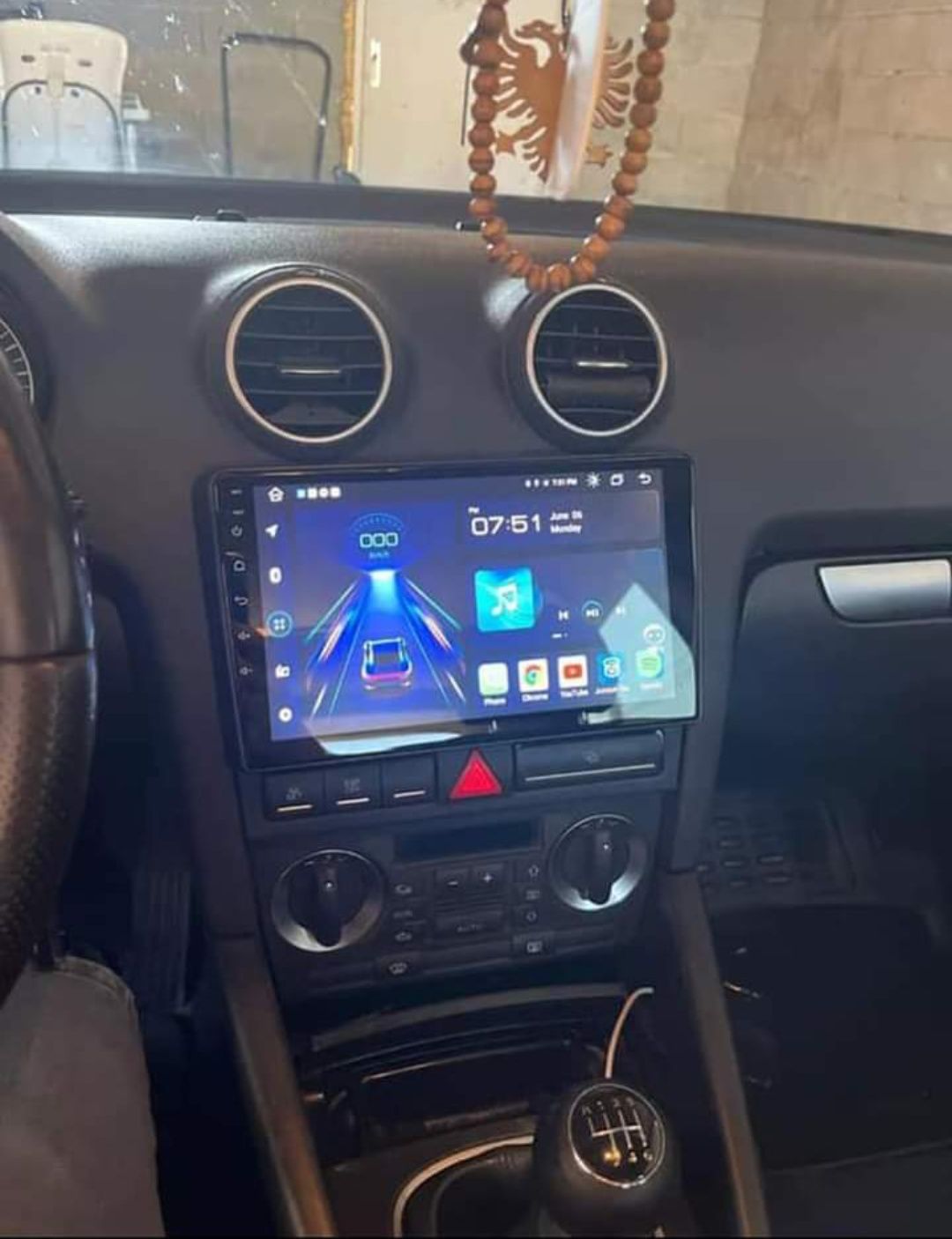 Rádio Android 12 com GPS Audi A3 8P (Artigo Novo)