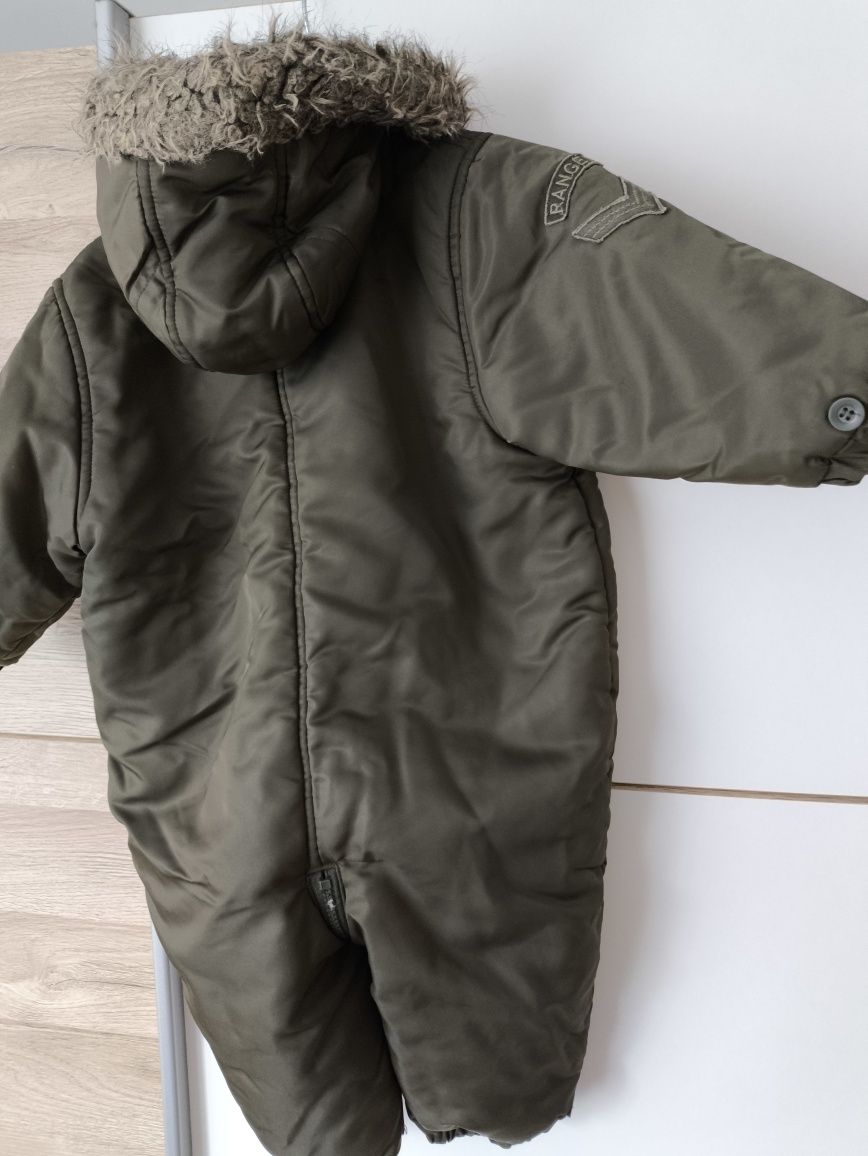 Kombinezon na zimę 80 dla chłopca khaki