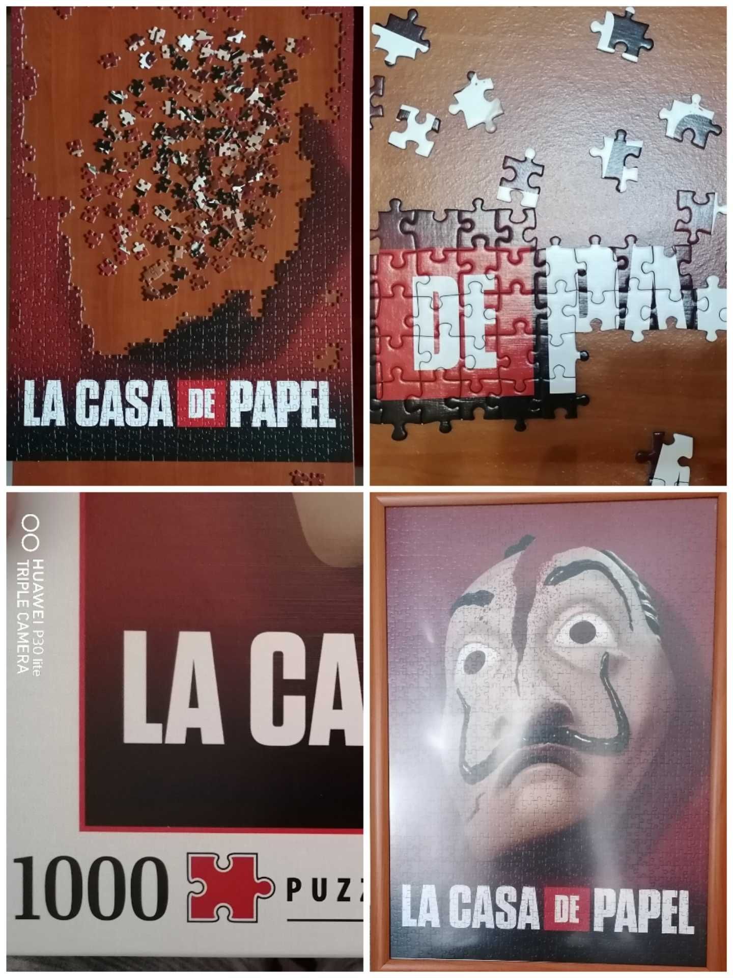 Quadro em puzzle "La Casa de Papel" 1000peças - 70*50cm