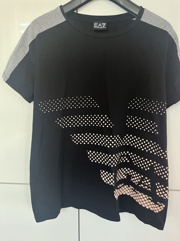 Czarny t- shirt Armani EA7
