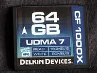 Karta pamięci Delkin Devices Compact Flash 64GB.