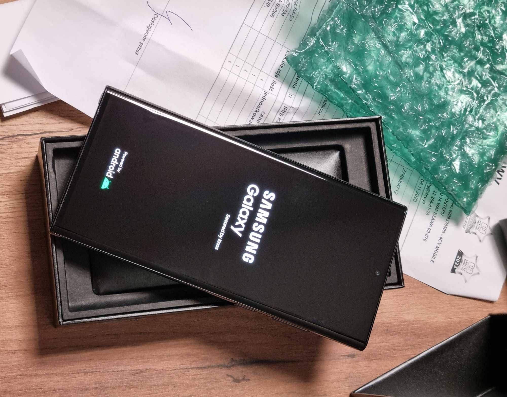Nowy TOP Samsung Galaxy s22 Ultra 5g czarny zamiana zamienie flagowiec