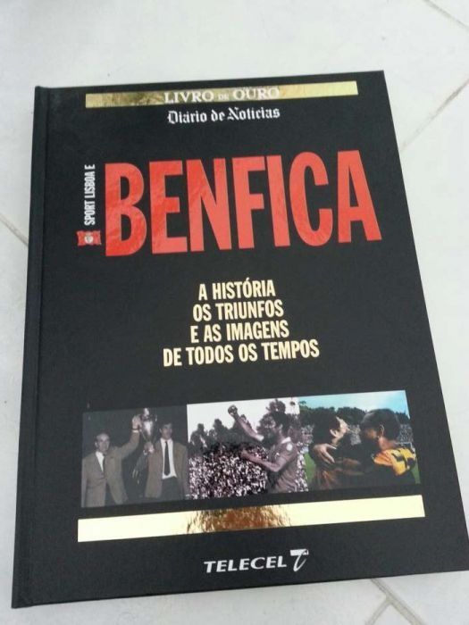 7 Volumes do Centenário do S.L.Benfica + Livro Ouro Centenário Benfica