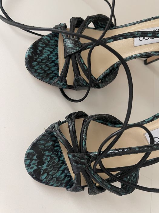 Босоніжки Jimmy Choo шкіра рептилії