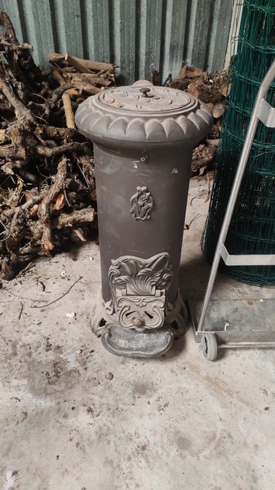 Salamandra / aquecedor a lenha vintage