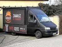 Food Truck Burger Citroen Jumper 2003 Gotowy biznes Sanepid