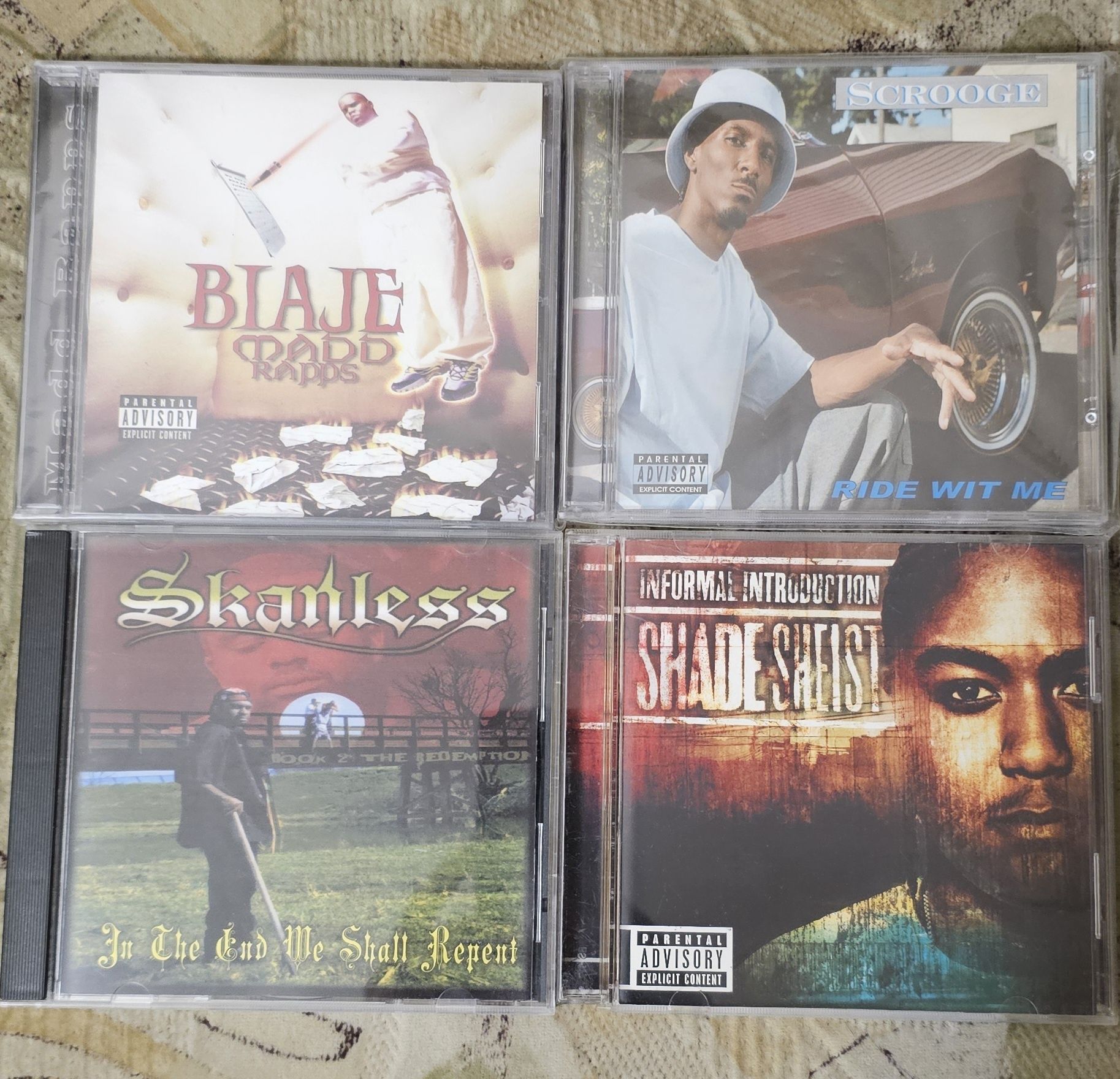 Cd Rap G-funk eastcoast westcoast