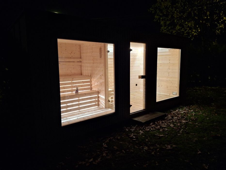 Sauna ogrodowa fińska, sucha Piec elektryczny