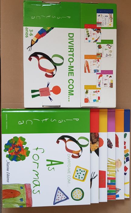 Divirto-me com... - 6 livros novos na caixa original