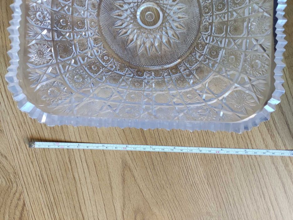 Miska / plastikowy kryształ / kwadrat