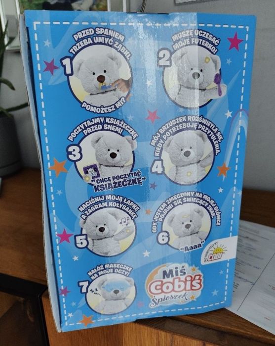 Interaktywny Miś Cobiś śpioszek.
