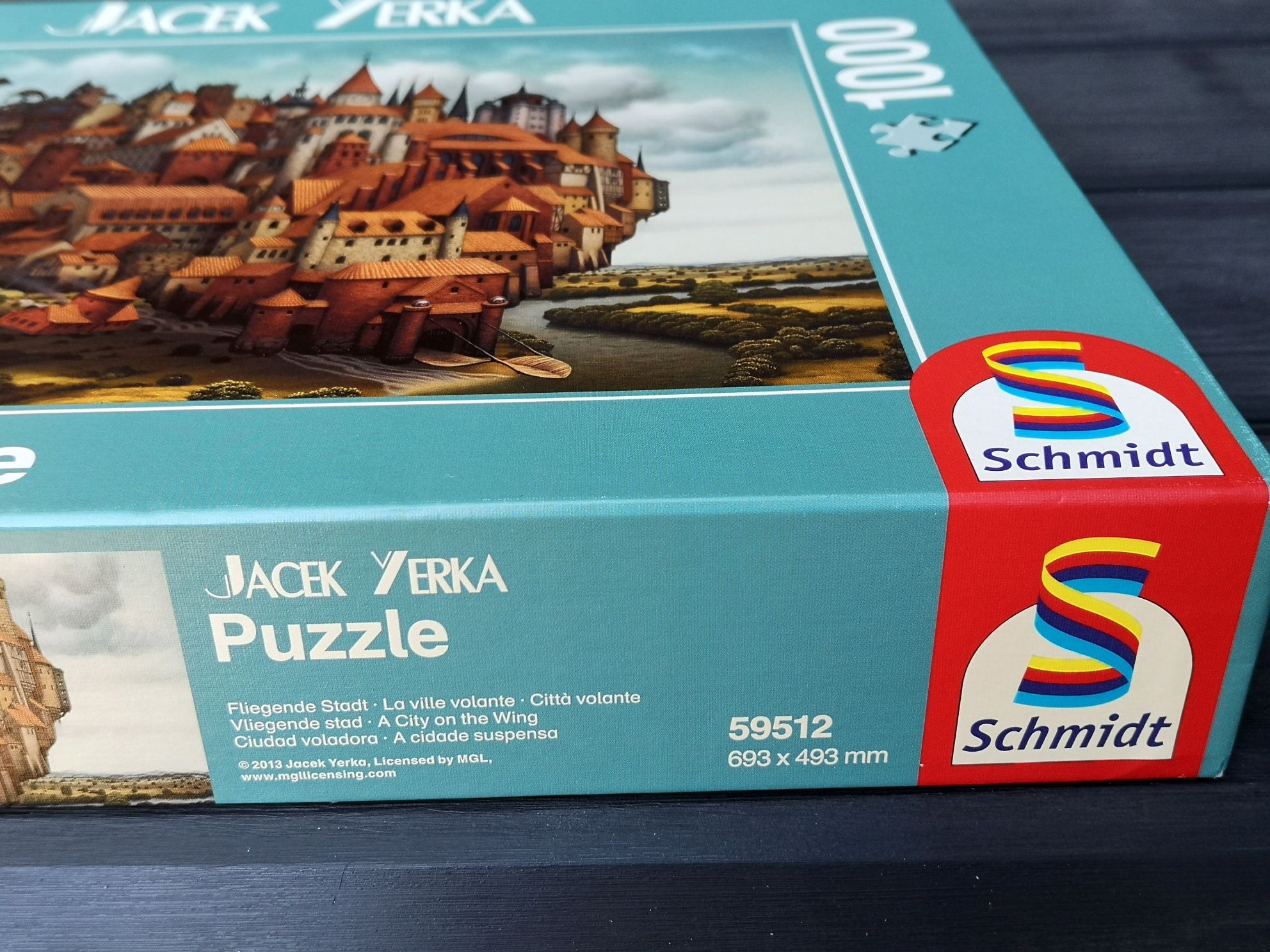Puzzle 1000 Schmidt Jacek Yerka A City on the Wing