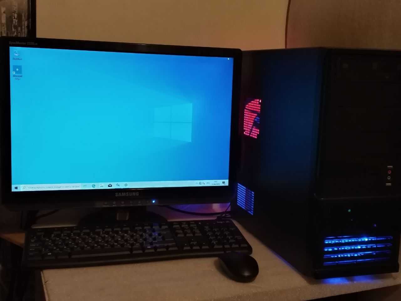 Комп'ютер свій ігровий W10 16Gb RAM I5 4Core 128 ssd 640 HDD монітор
