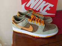 (r. 45- us 11) Nike Dunk Low Dusty Olive DH5360,-300 skóra